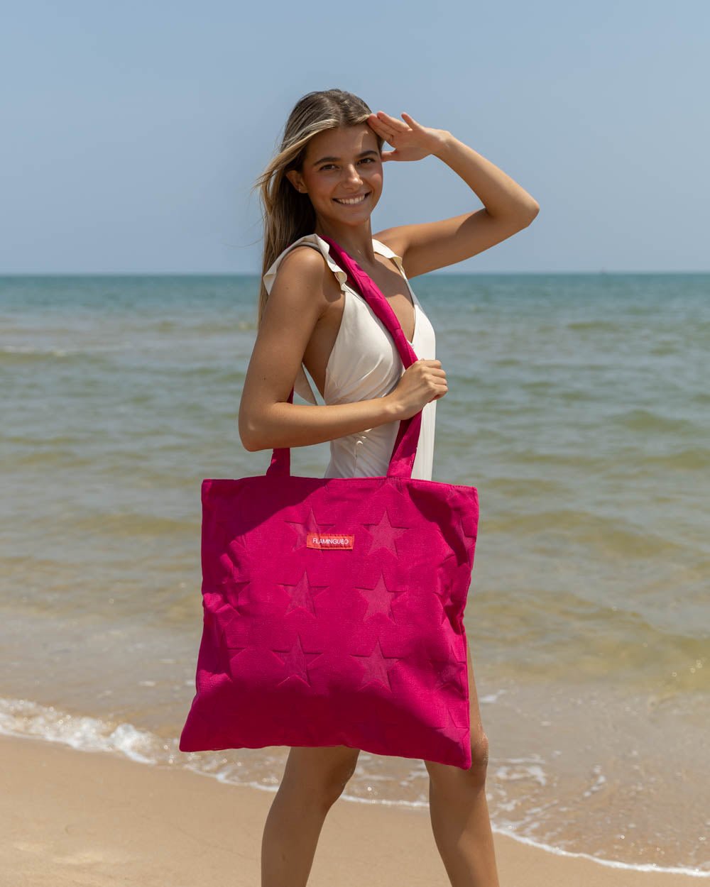 Tote bag fucsia - GRETA - Flamingueo