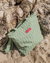 Tote bag verde - DEMI - Flamingueo