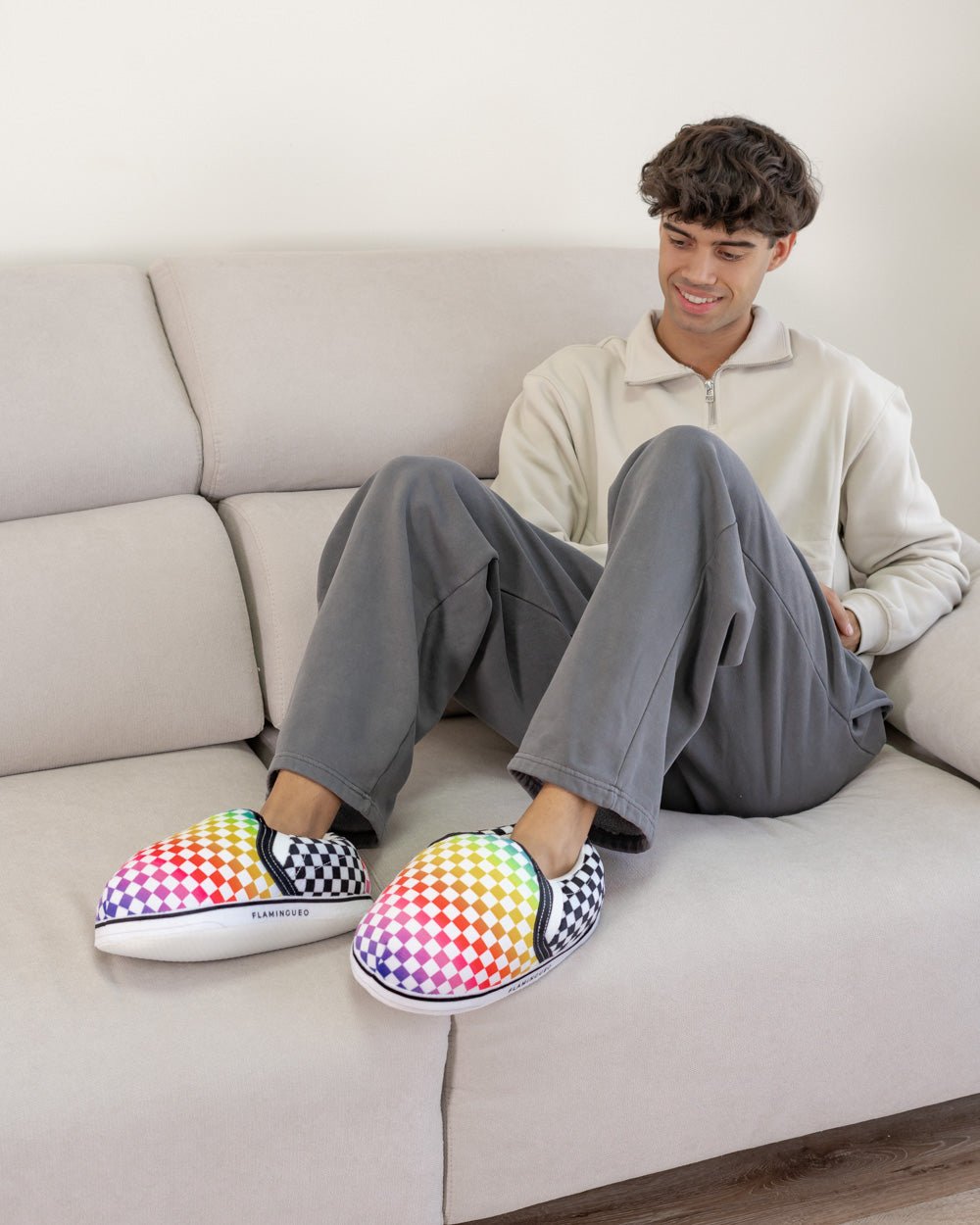 Zapatillas de andar por casa - JOY - Flamingueo