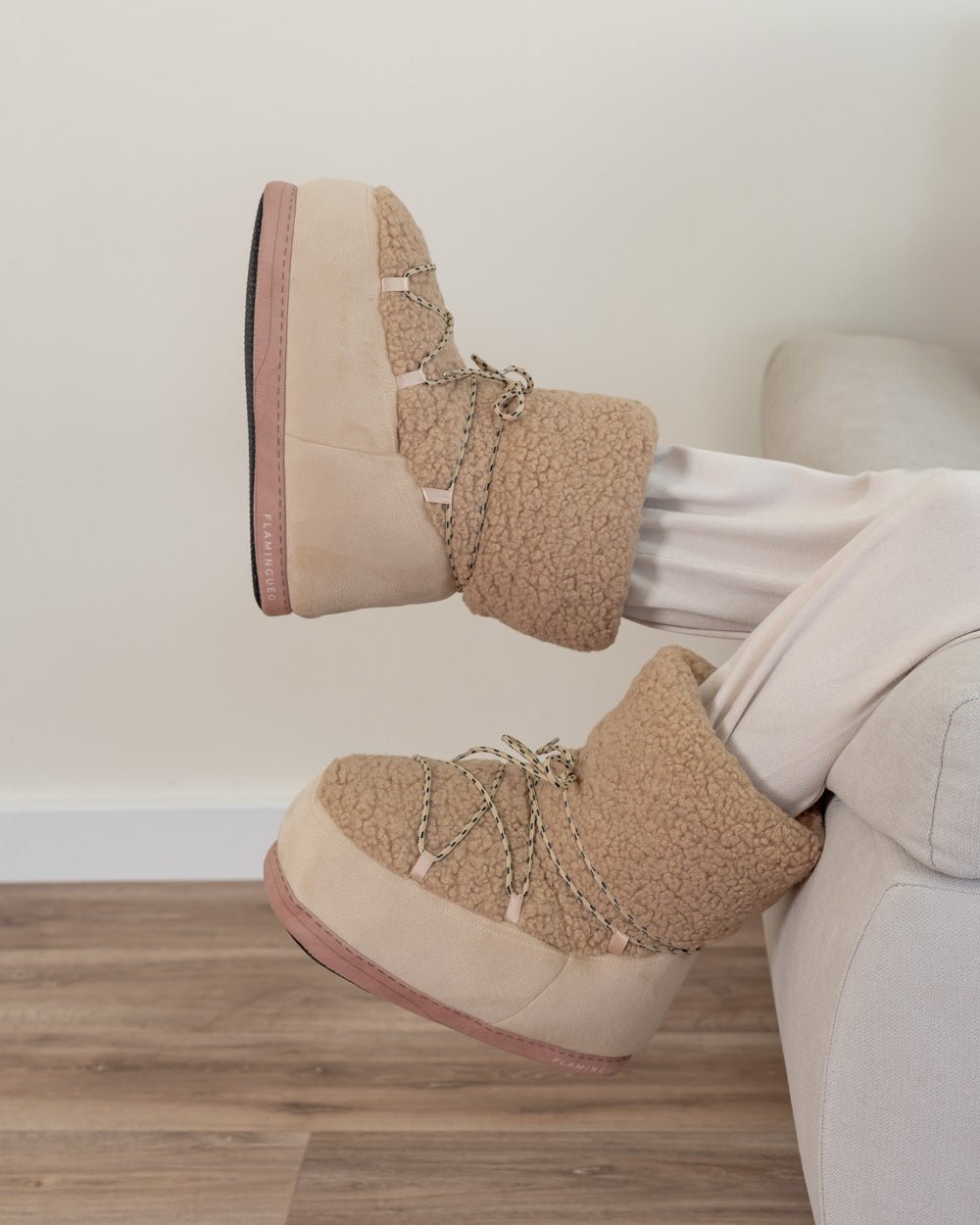 Zapatillas de andar por casa - LAMBIE - Flamingueo