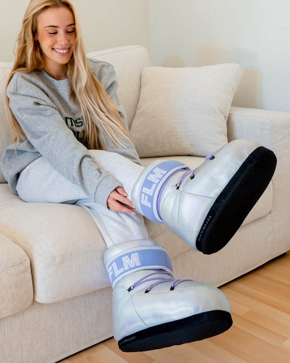 Zapatillas de andar por casa - NEIL - Flamingueo