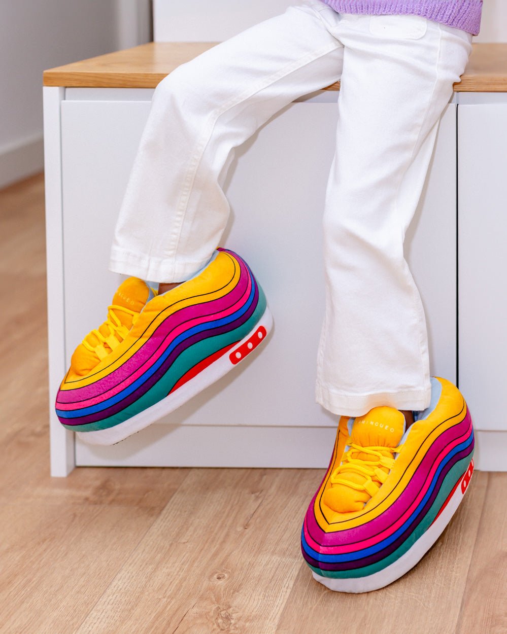 Zapatillas de andar por casa niños - BOWIES KIDS - Flamingueo