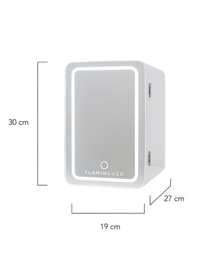 Nevera Cosméticos con espejo 6,5L - SANDER