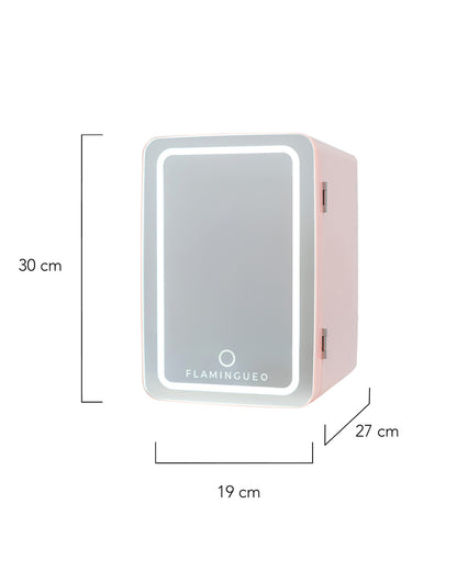 Nevera Cosméticos con espejo 6,5L - SANDER