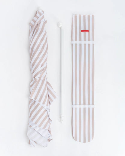 Toldo de playa con bolsillos de arena – SUNGOLD