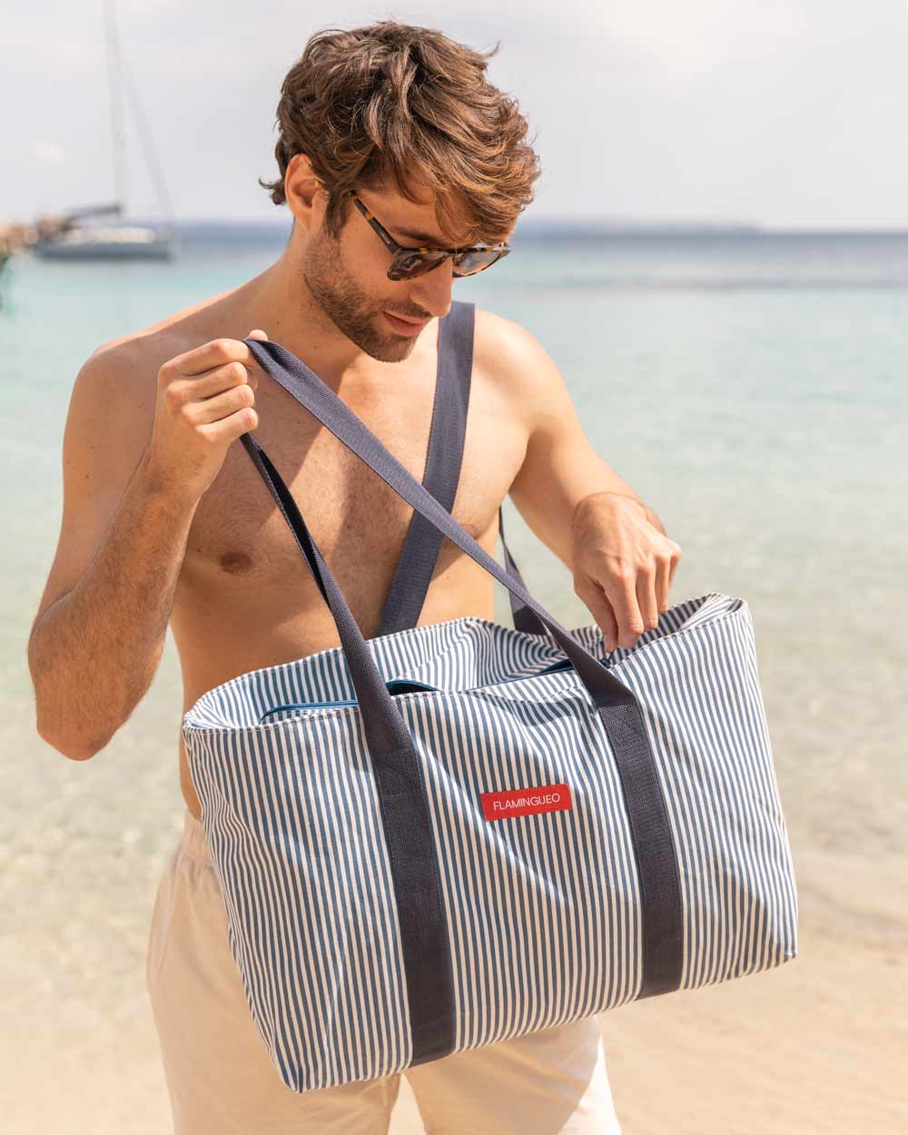 Sac cabas bleu marine - BRUNY