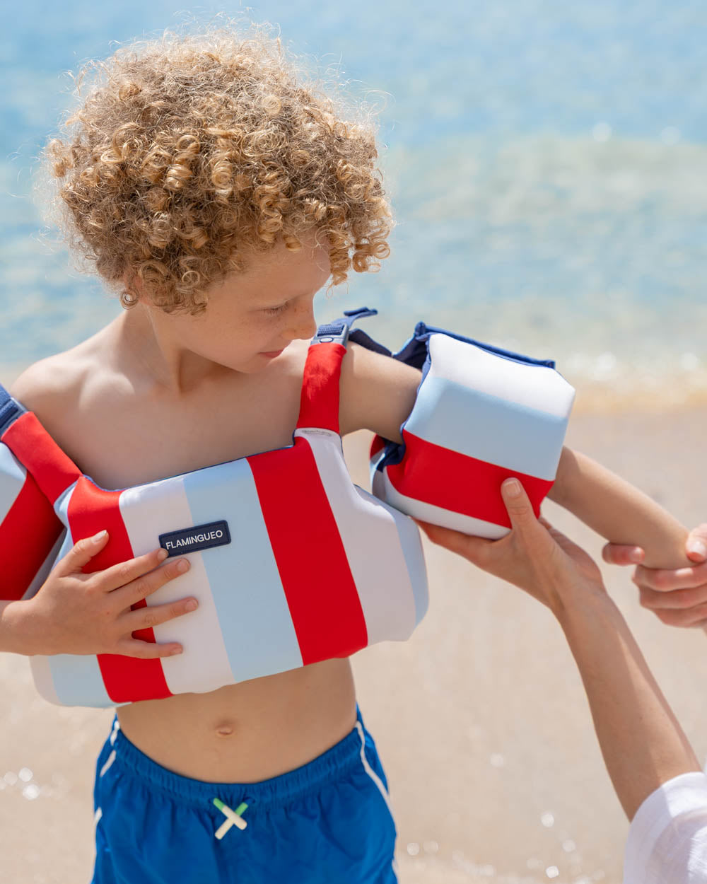 Chaleco flotador infantil con mangas – ORION