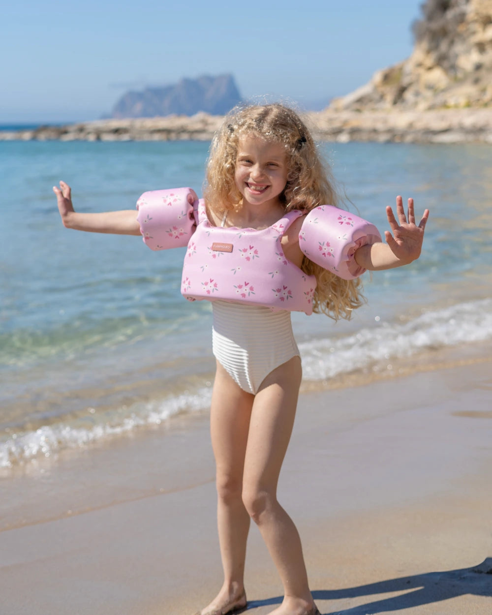 Chaleco flotador infantil con mangas – CLOVER