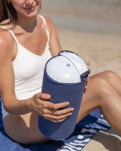 Cojín hinchable de playa microfibra – CAMILLE