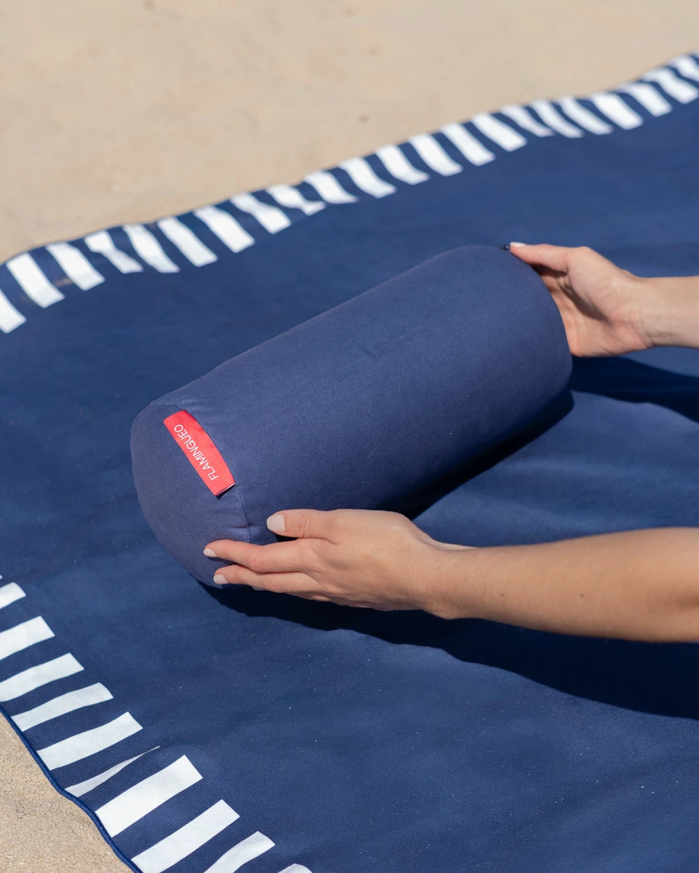 Cojín hinchable de playa microfibra – CAMILLE