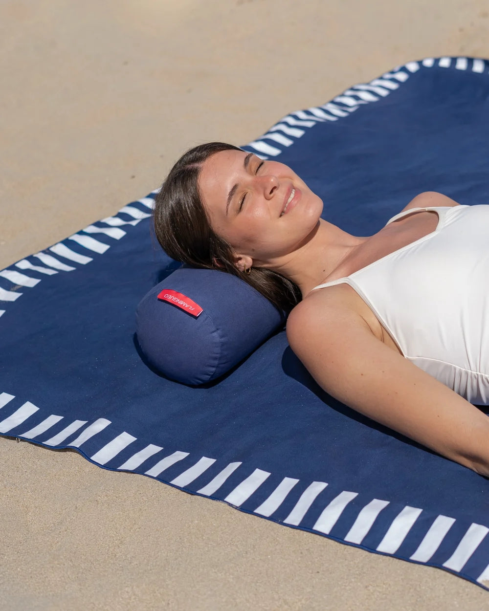 Cojín hinchable de playa microfibra – CAMILLE