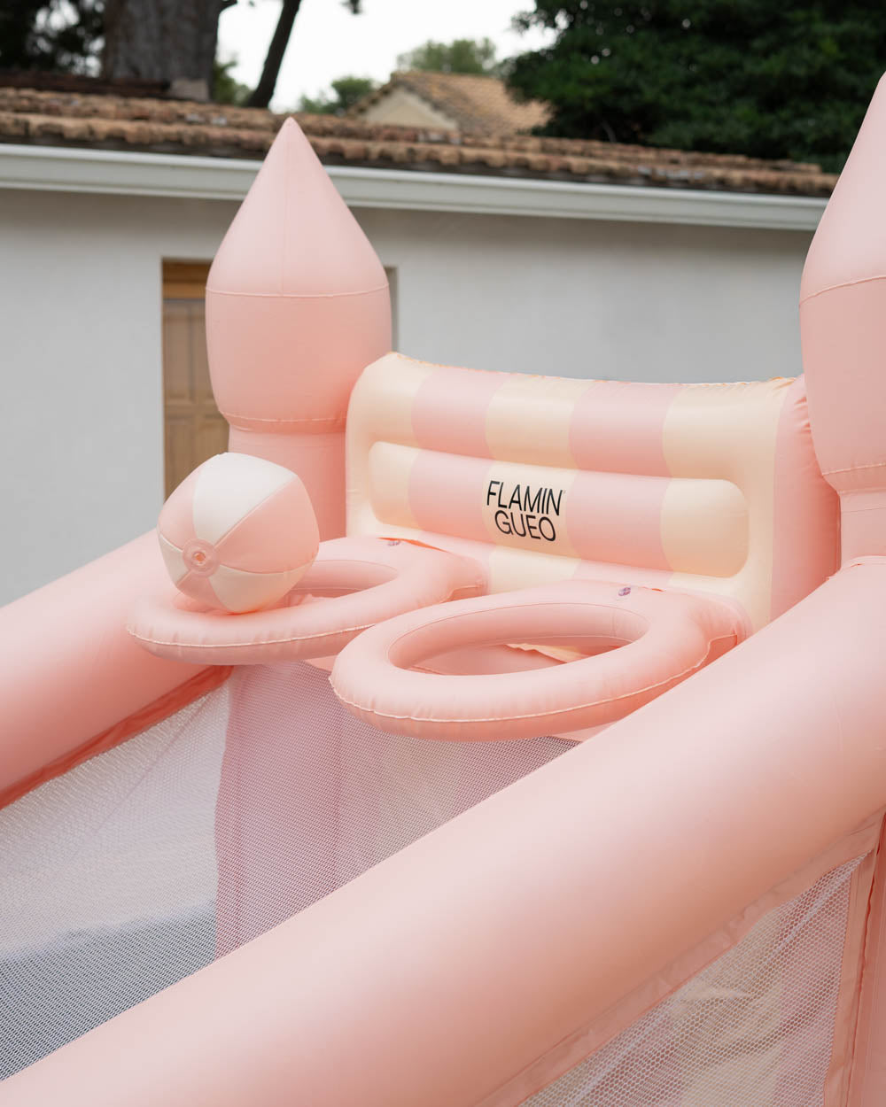 Canasta hinchable grande kids - CREAM