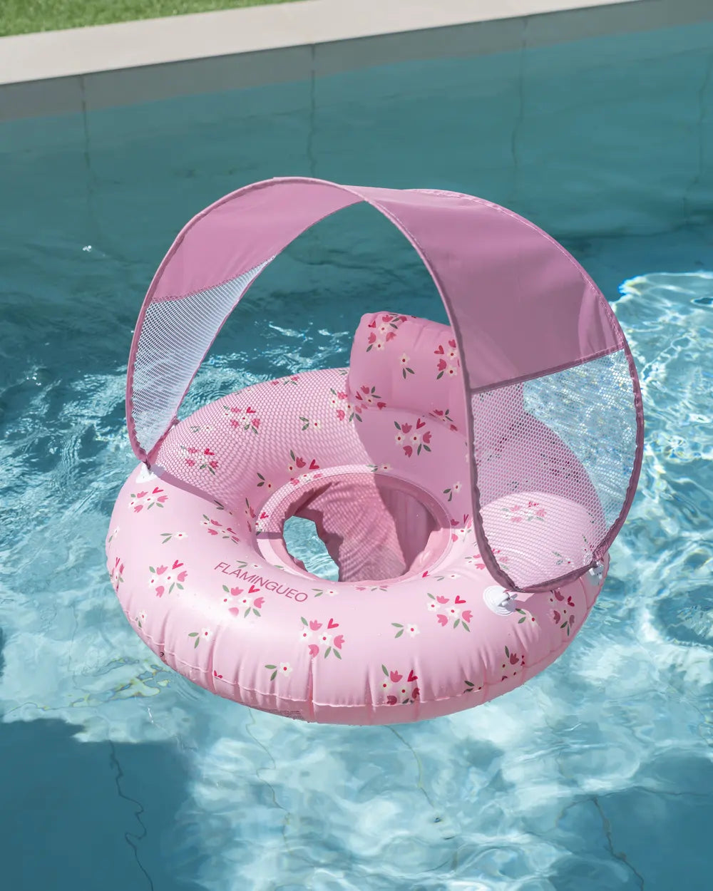 Flotador bebé con asiento y capota – LEONOR