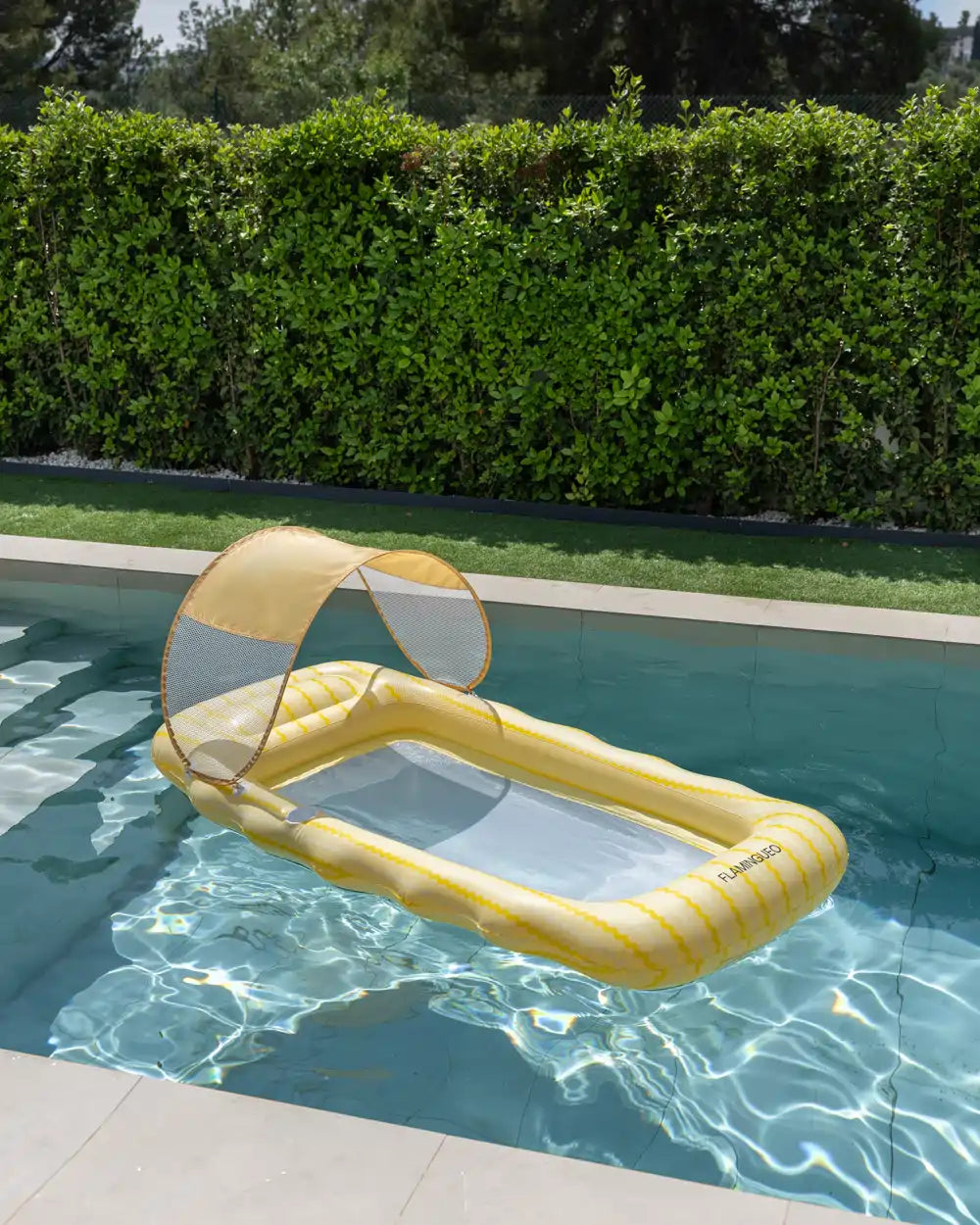 Colchoneta hinchable con parasol – BELMONDO
