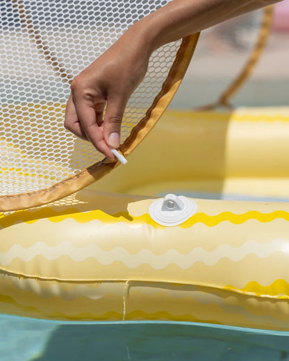 Colchoneta hinchable con parasol – BELMONDO