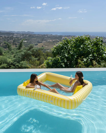 Colchoneta hinchable doble con rejilla – LOLA