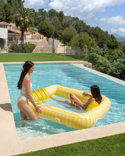 Colchoneta hinchable doble con rejilla – LOLA
