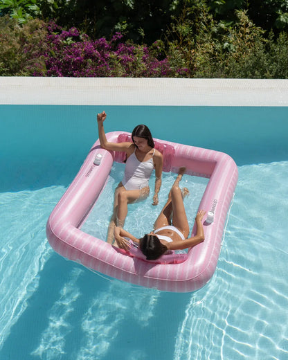 Colchoneta hinchable doble con rejilla – LOLA