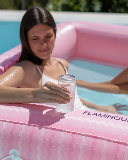 Colchoneta hinchable doble con rejilla – LOLA