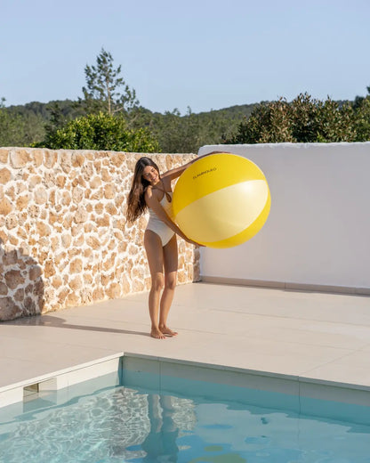 Flotador pelota XL amarilla- HOPP