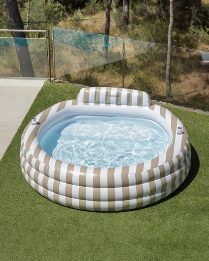 Piscina inflable grande con asiento para jardín – OCEANA