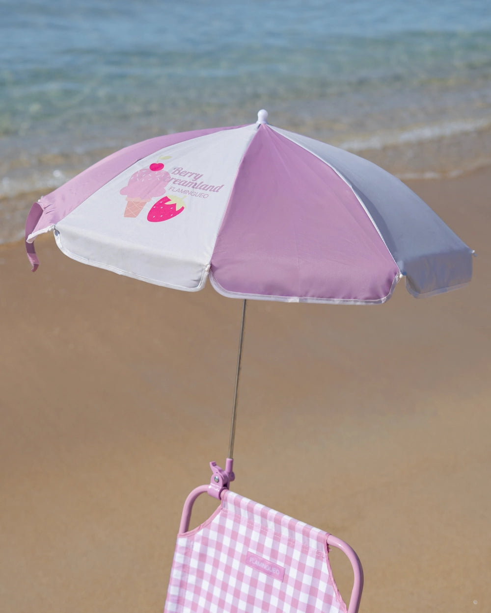 Silla de playa infantil con sombrilla – FRAGOLA