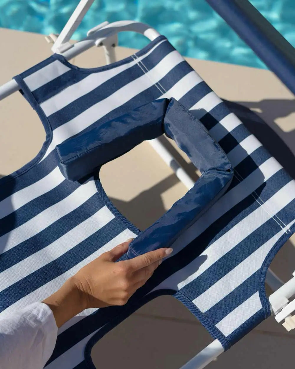Tumbona de playa reclinable con parasol – TIVOLI