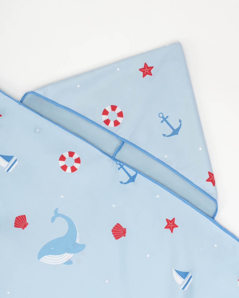 Toalla infantil de microfibra con capucha – MARIN