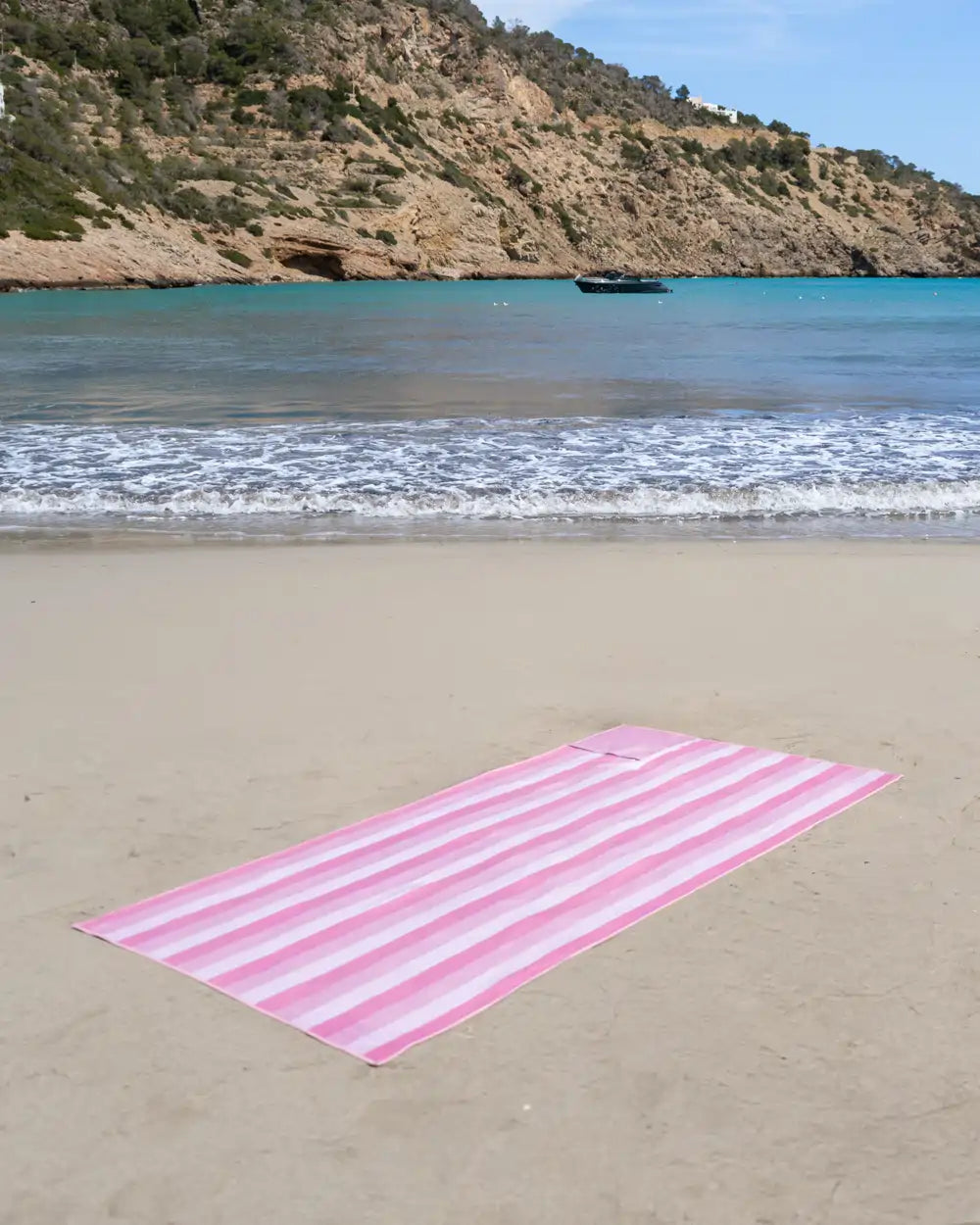 Toalla de playa de microfibra con imanes – AURA