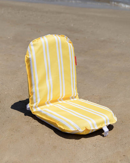 Asiento plegable playa amarillo - WALES - Flamingueo