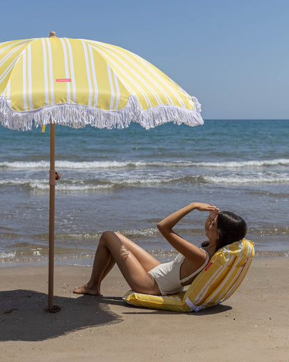 Asiento plegable playa amarillo - WALES - Flamingueo