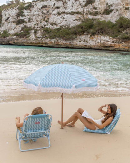 Asiento plegable playa azul - BLAKE - Flamingueo