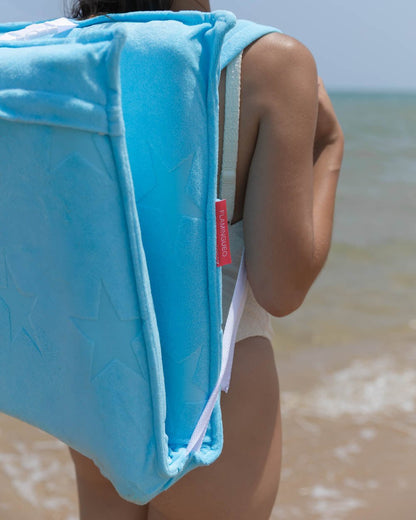 Asiento plegable playa azul - MORGAN - Flamingueo