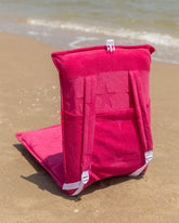 Asiento plegable playa fucsia - MORGAN - Flamingueo