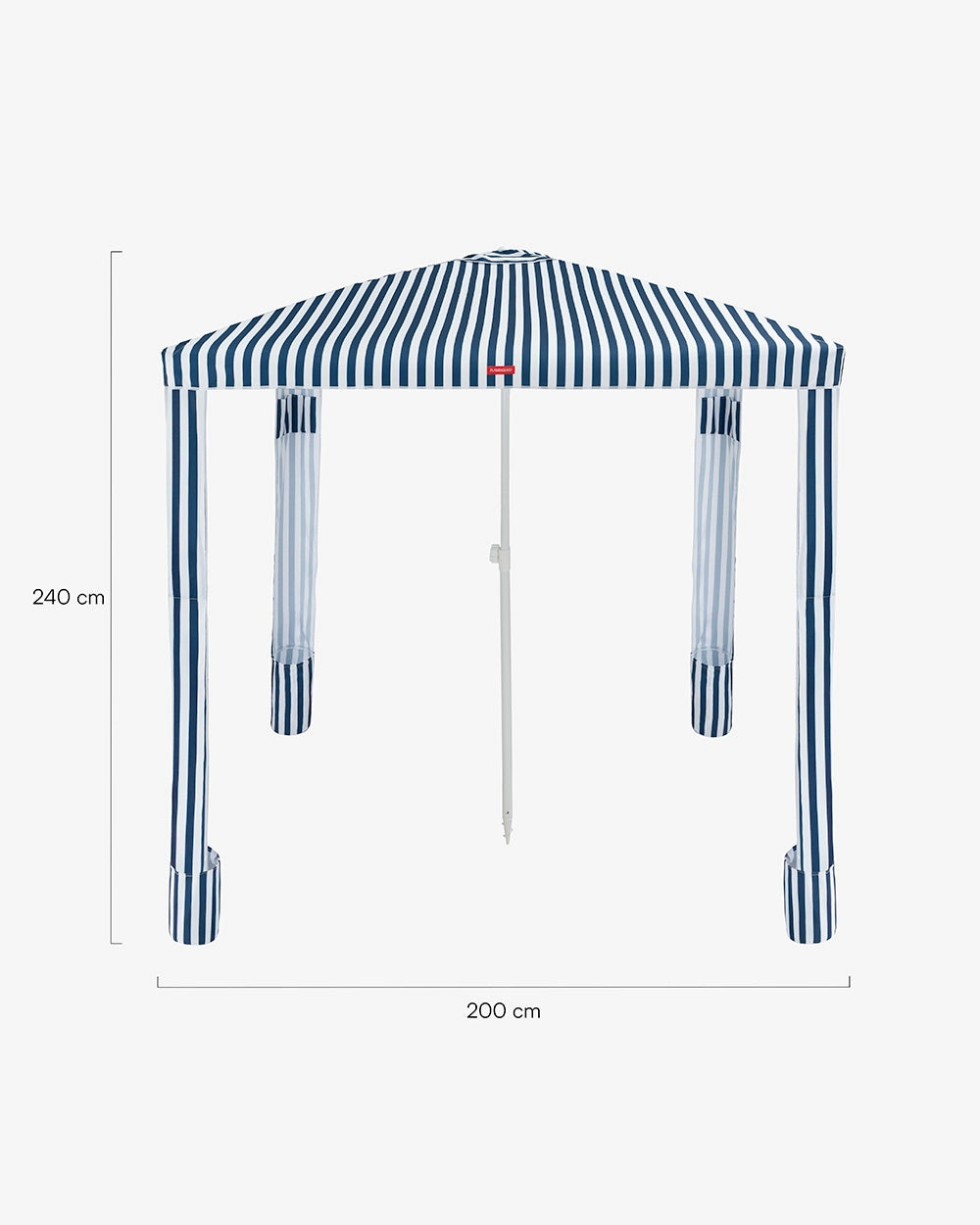 Toldo de playa con bolsillos de arena – SUNGOLD