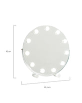 Espejo luces LED circular - JASMINE - Flamingueo