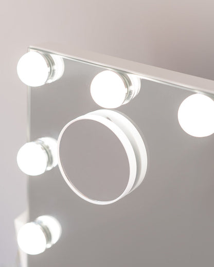 Espejo maquillaje con luz LED - BELLA - Flamingueo