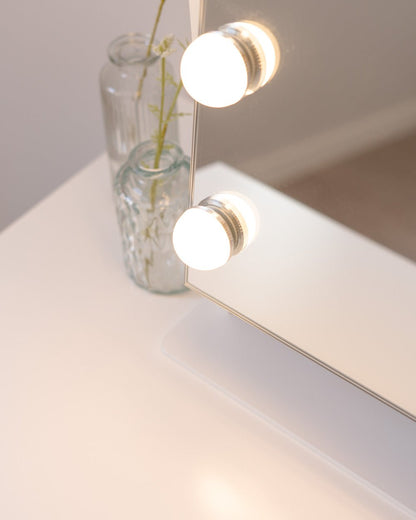 Espejo maquillaje con luz LED - BELLA - Flamingueo