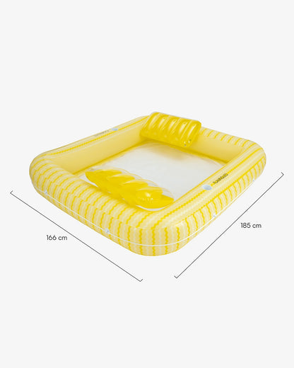 Colchoneta hinchable doble con rejilla – LOLA