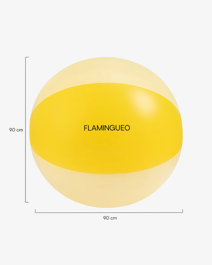 Flotador pelota XL amarilla- HOPP