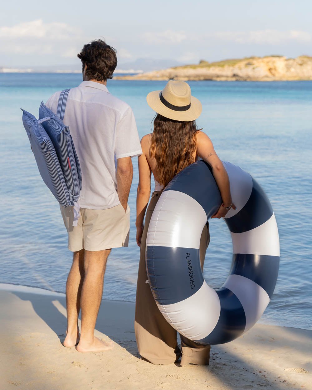 Flotador donut azul - ALABAMA - Flamingueo