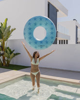 Flotador donut azul - JACKSON - Flamingueo