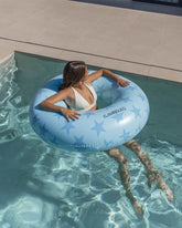 Flotador donut azul - JACKSON - Flamingueo