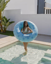 Flotador donut azul - JACKSON - Flamingueo