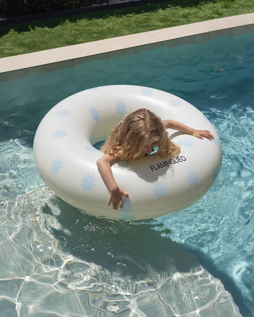 Flotador donut beige - LEO - Flamingueo