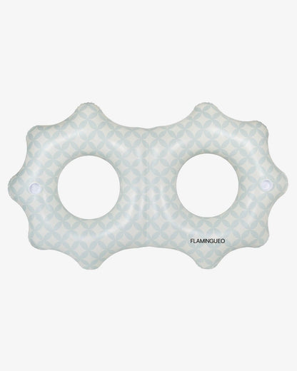 Flotador donut doble aguamarina - CIAO - Flamingueo