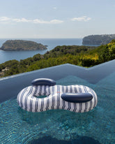 Flotador donut doble azul - LISBON - Flamingueo