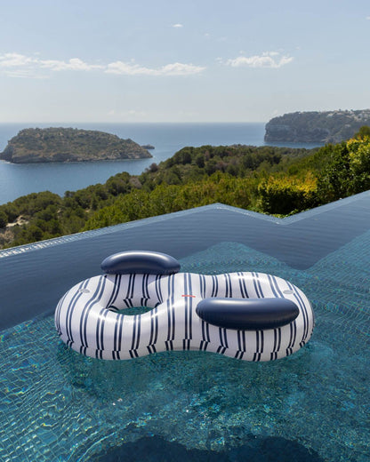 Flotador donut doble azul - LISBON - Flamingueo