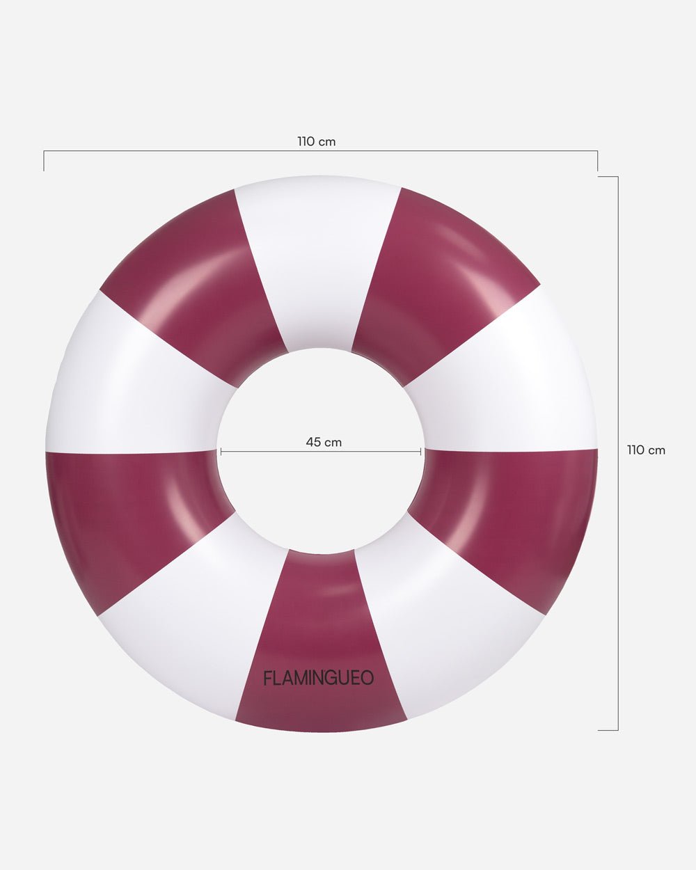 Flotador donut granate - ALABAMA - Flamingueo