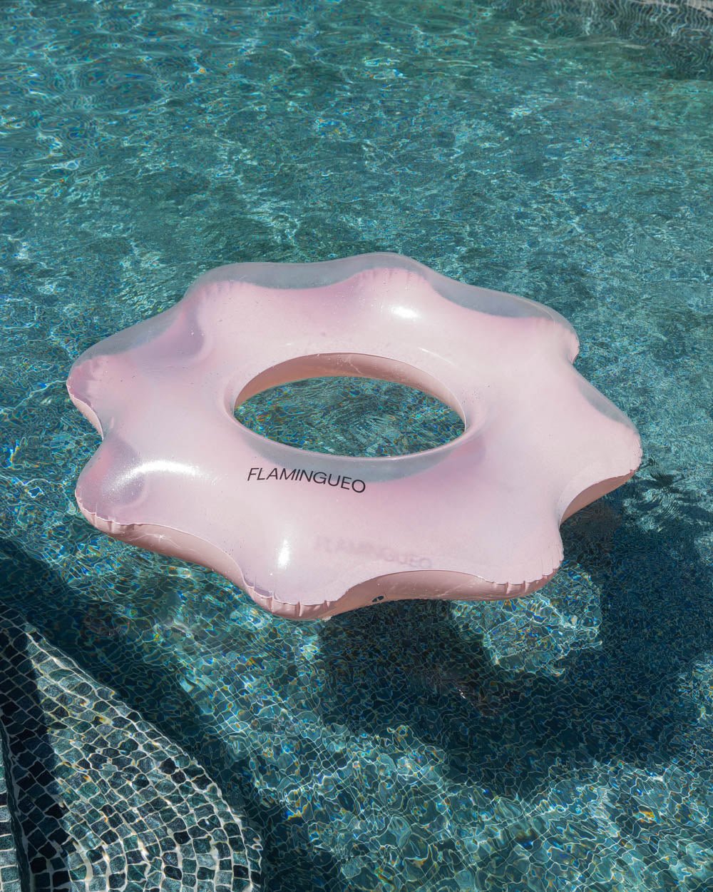 Flotador donut rosa purpurina - FESTA - Flamingueo